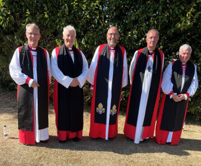 Church of Ireland bishops at the gathering for the group photograph.