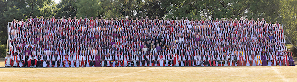 The traditional group photo of bishops from around the Anglican Communion at the 2022 Lambeth Conference.