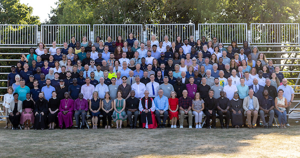 The staff of the Lambeth Conference.
