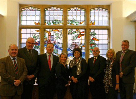 Members of the Safeguarding Board's inter-faith sub-group at its recent meeting in Assembly Buildings, Belfast.