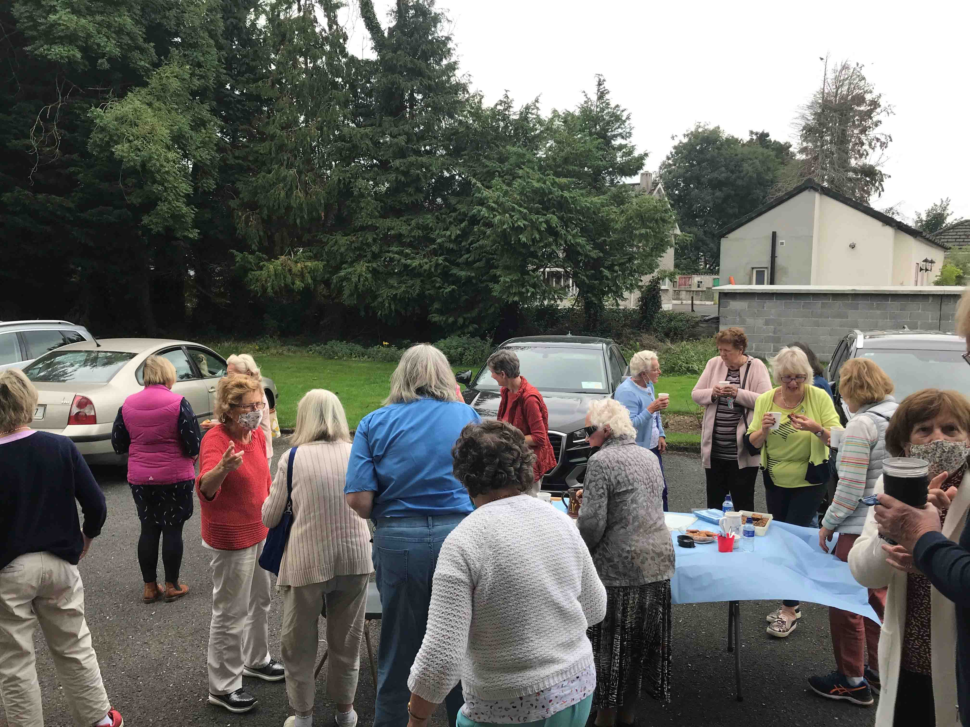 Refreshments after a Meath and Kildare Mothers' Union Service in Newbridge.