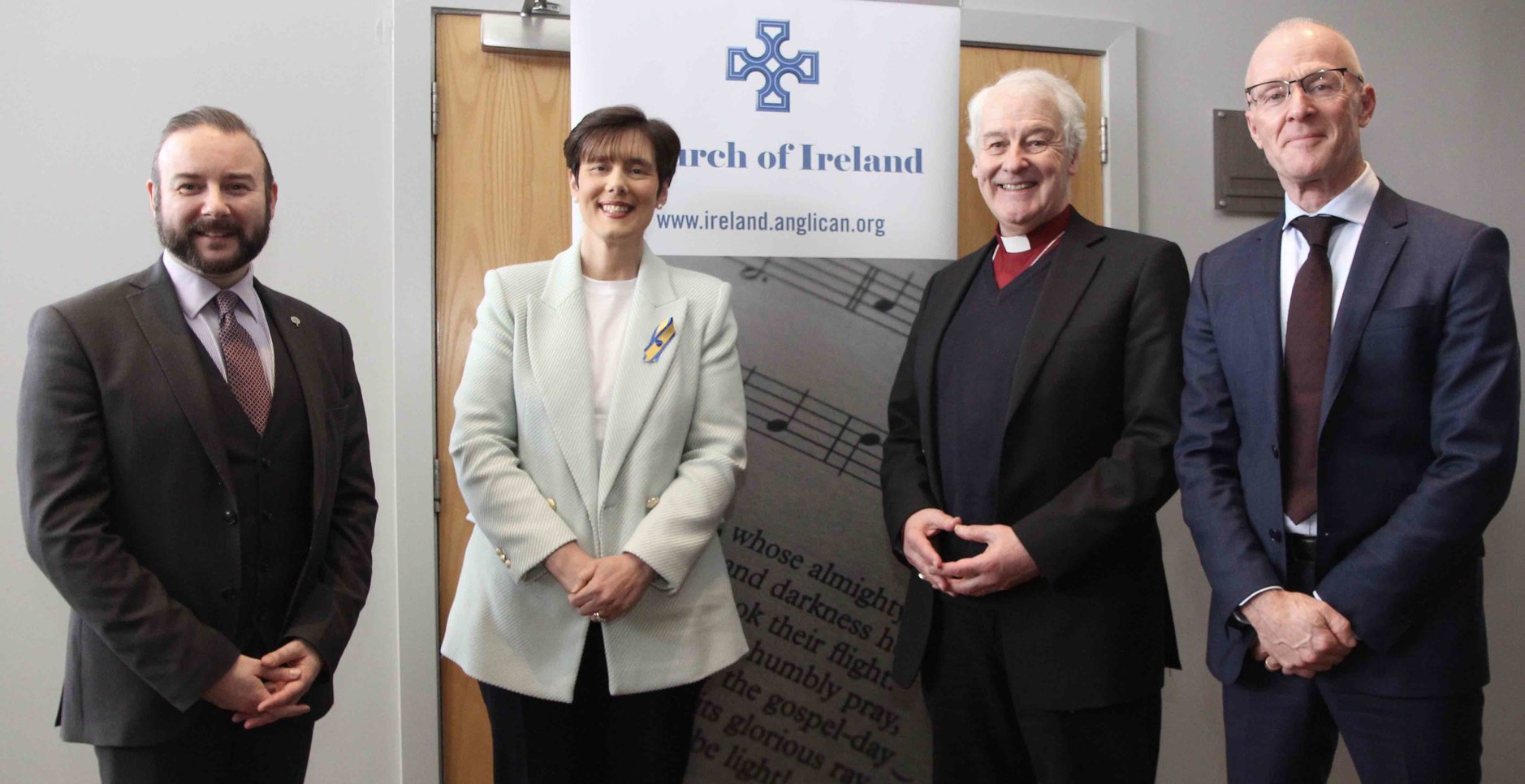 Dr Ken Fennelly, Minister Norma Foley, Archbishop Michael Jackson and Lesley Ruttle at the conference of the Council of Governors of Protestant Second Level Schools.