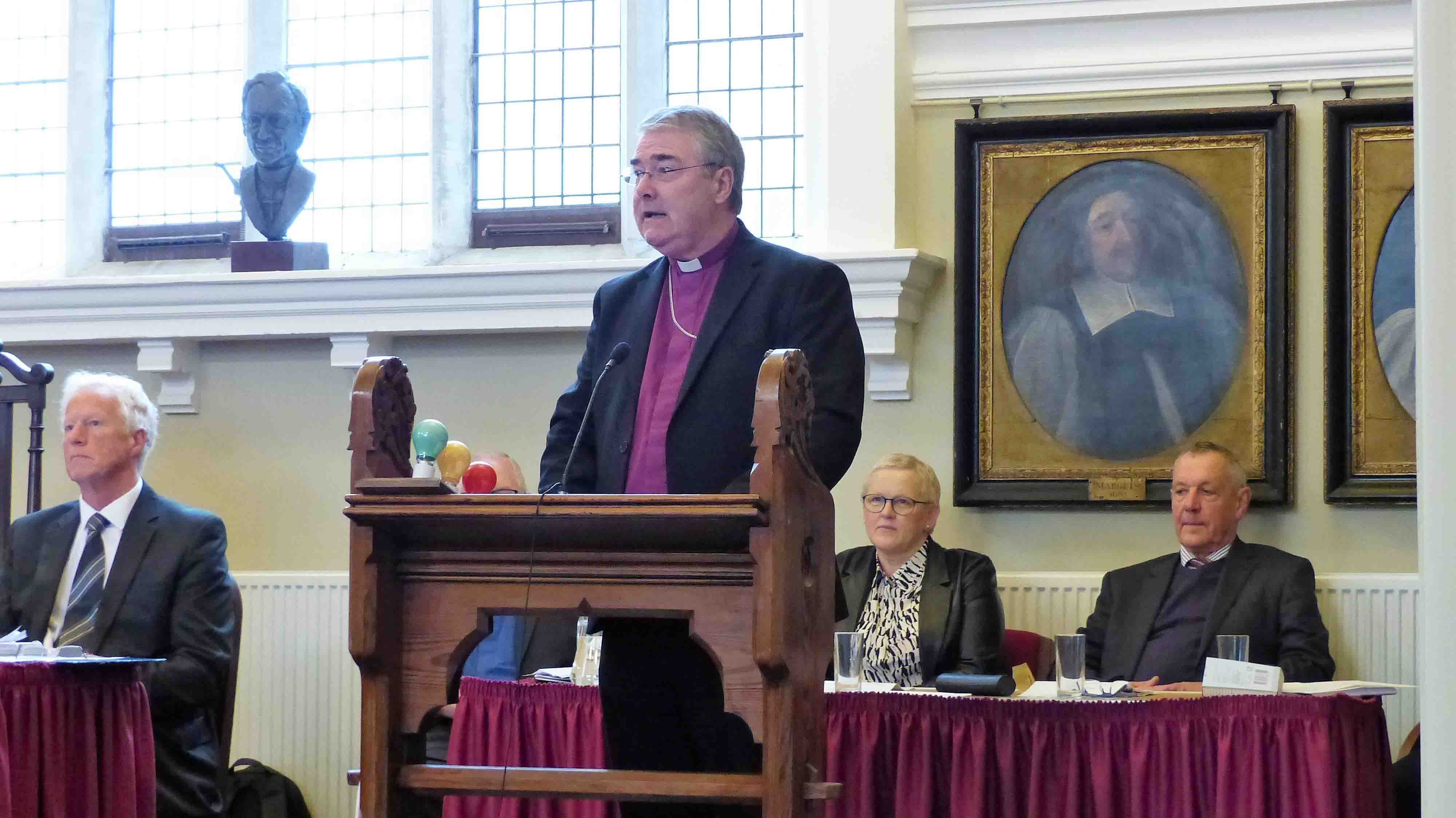 Archbishop John McDowell delivers his Presidential Address.