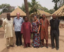 Revd Noel Regan and group, Nigeria