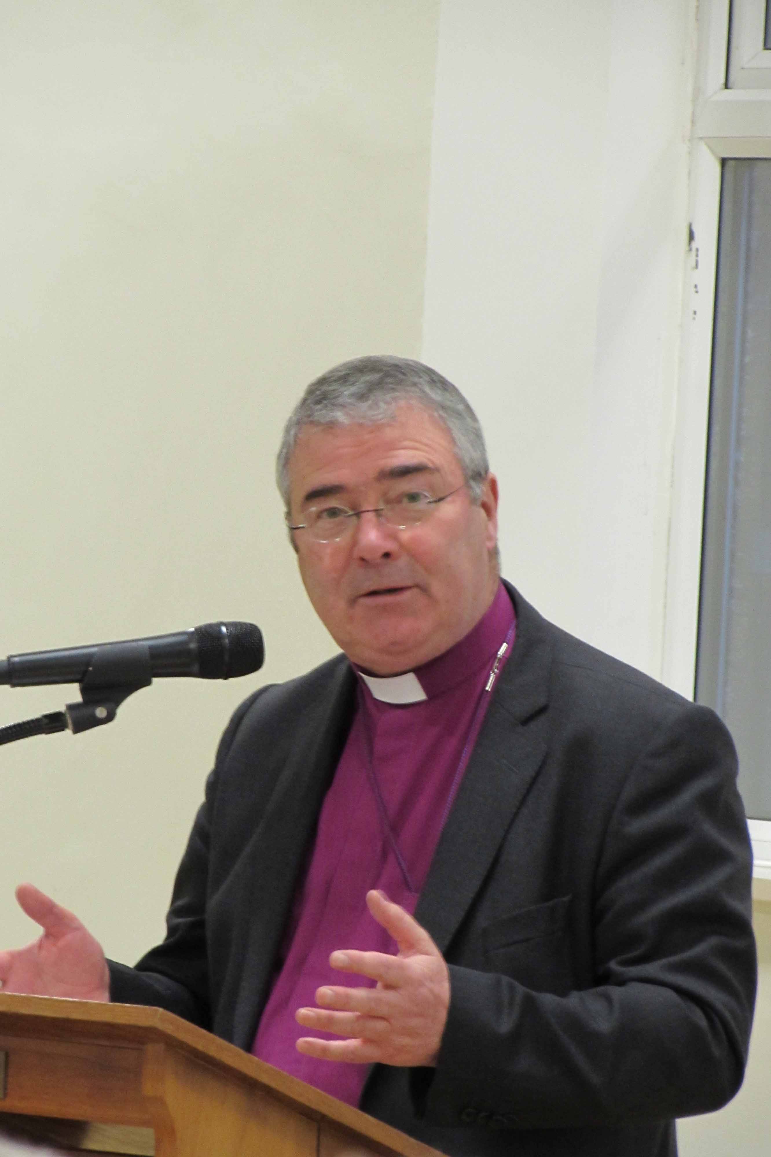 The Bishop of Clogher, the Right Revd John McDowell, giving his Presidential Address at the Diocesan Synod on Thursday, 27th September 2018.