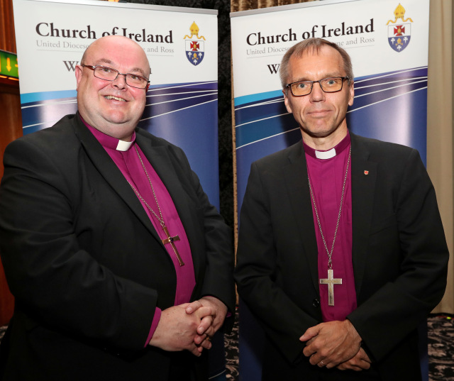 Bishop Paul Colton and Bishop Björn Visktröm. Photo credit: Jim Coughlan.