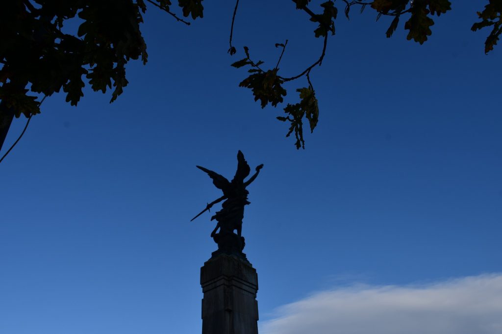 Londonderry's iconic war memorial.