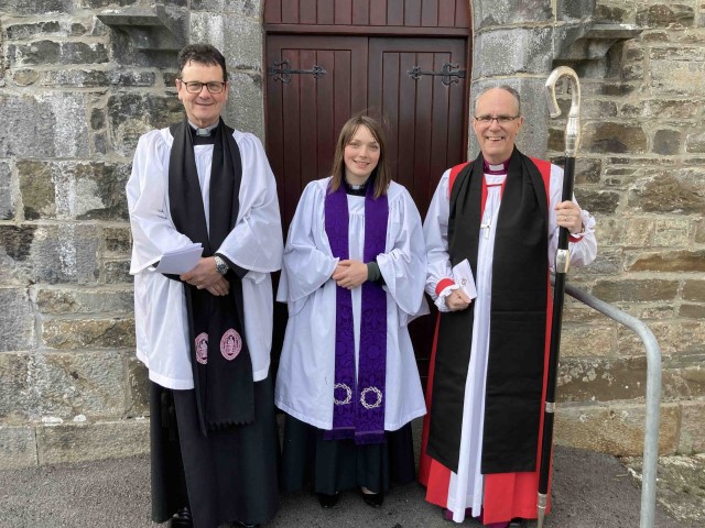 Attending the Service of Institution for the Revd Rebecca Guildea.