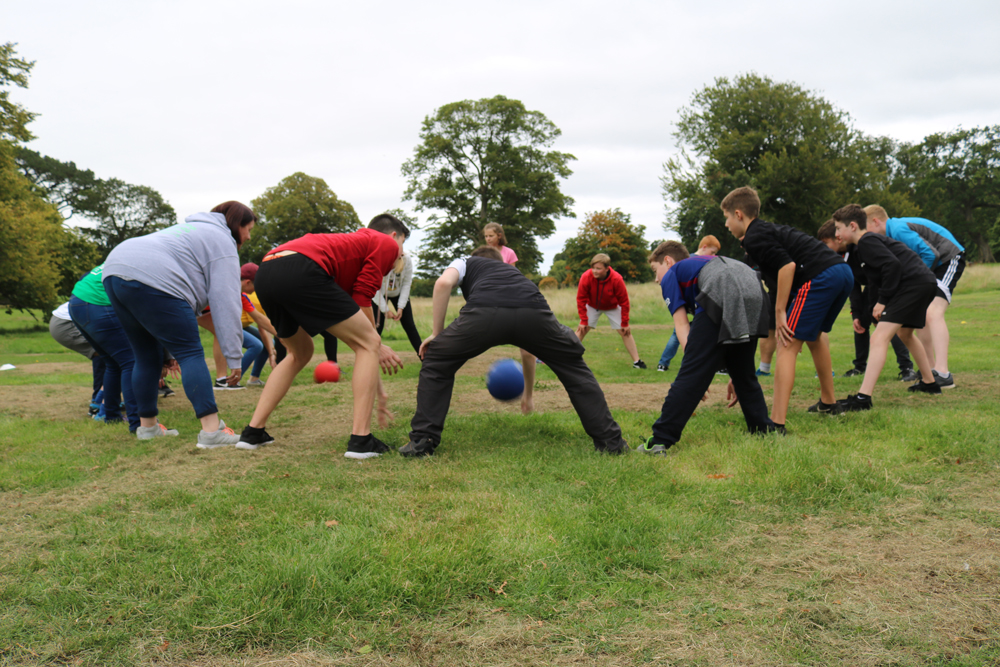 Sporting activities in the grounds of Castlewellan Castle.