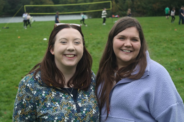 Connor Youth Officer Christina Baillie and the Rev Danielle McCullough, Chair of Connor Youth Council, at the Connor Takes The Castle youth weekend.