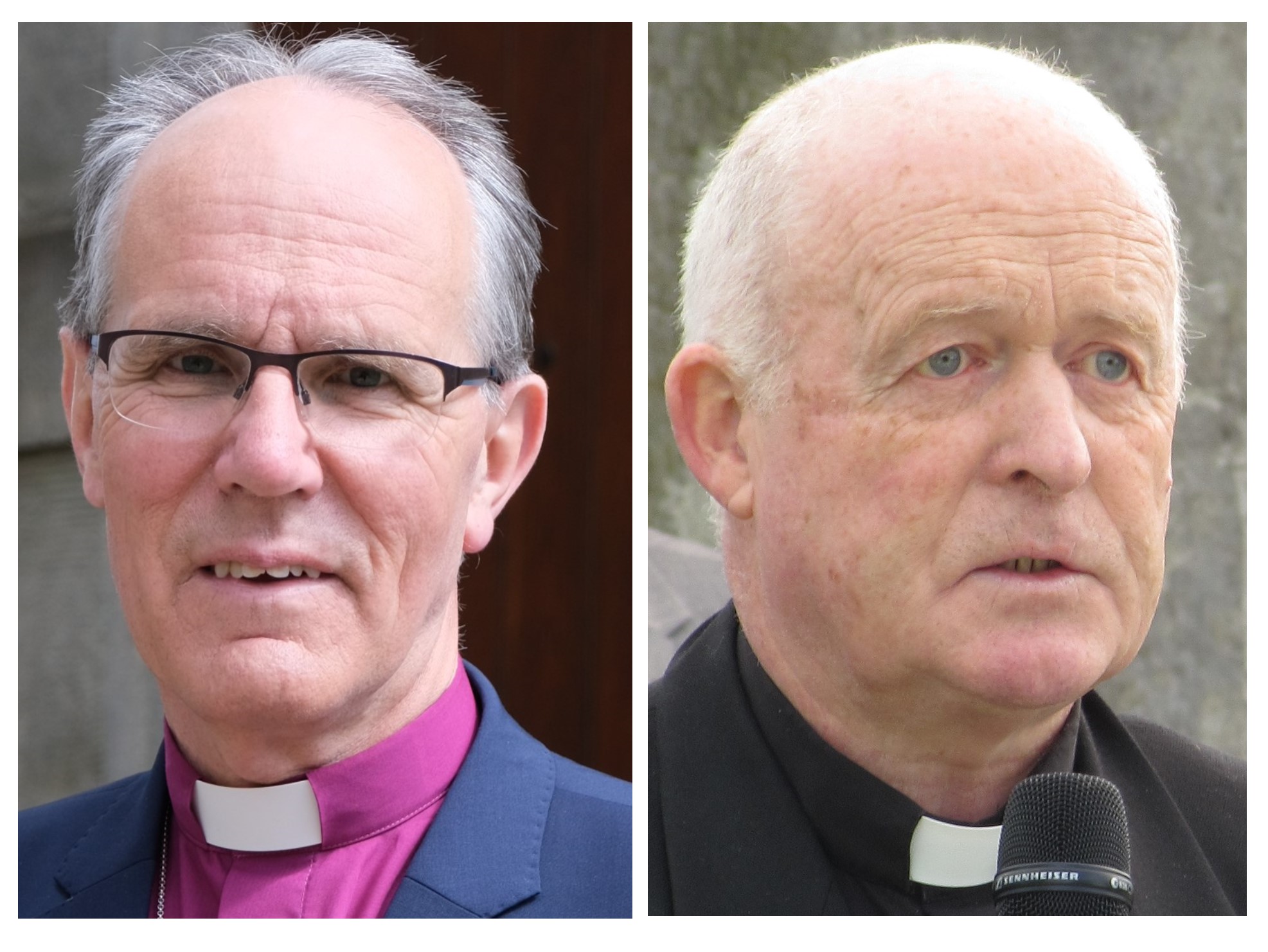 Bishop Ian Ellis (left) & Bishop Larry Duffy (right).