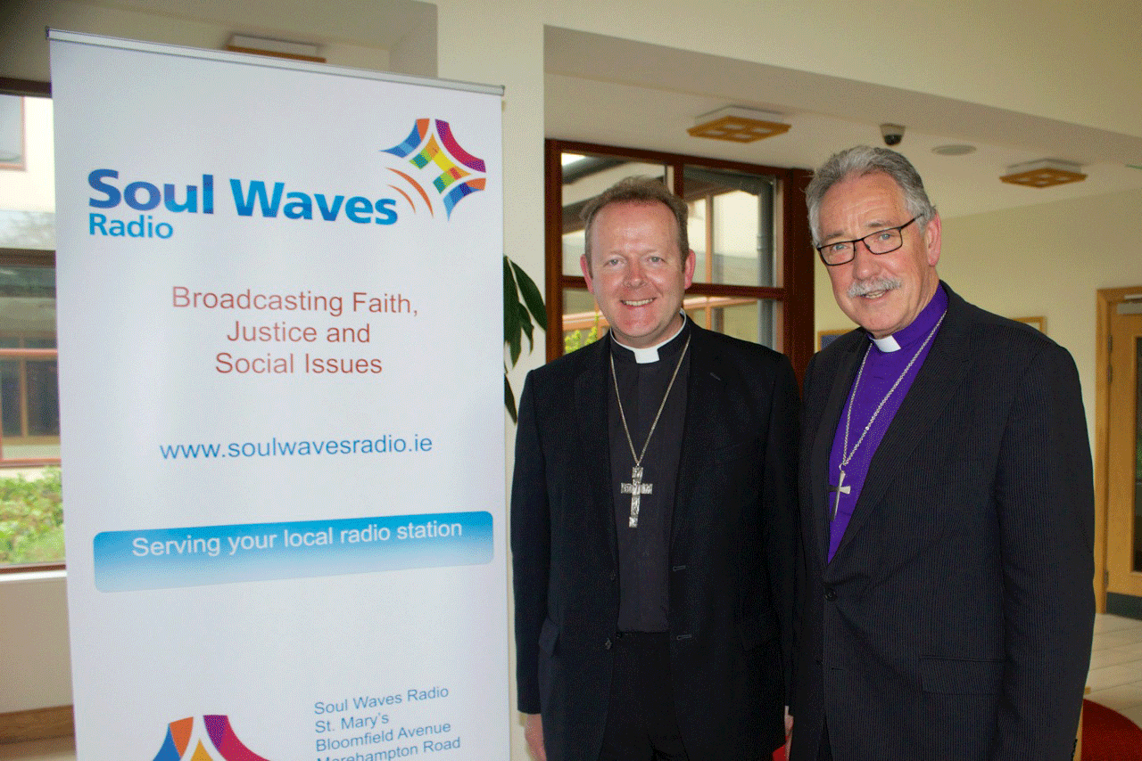Archbishop Martin and Bishop Williams at Soul Waves