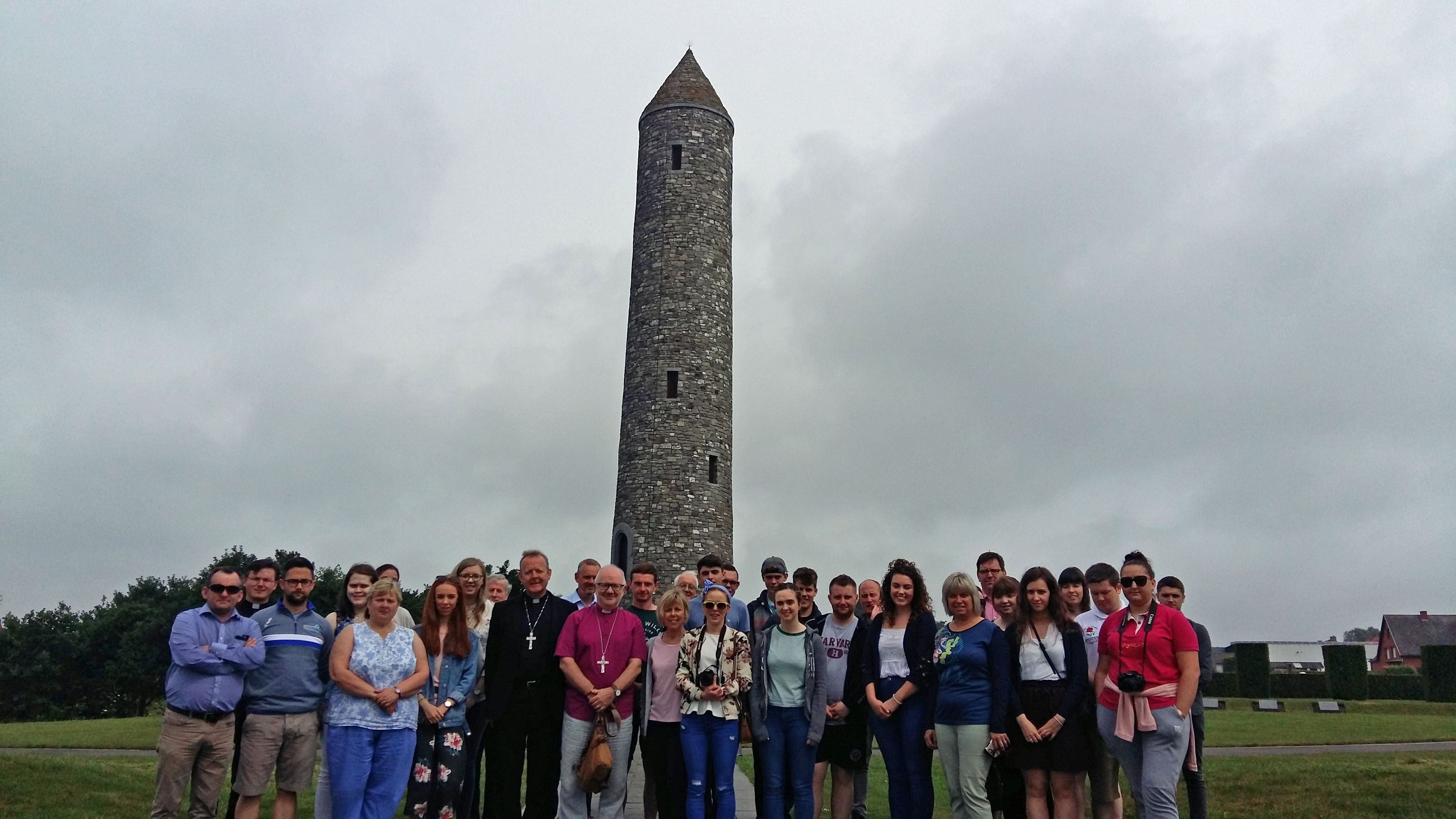 Visiting the Island of Ireland Peace Park.