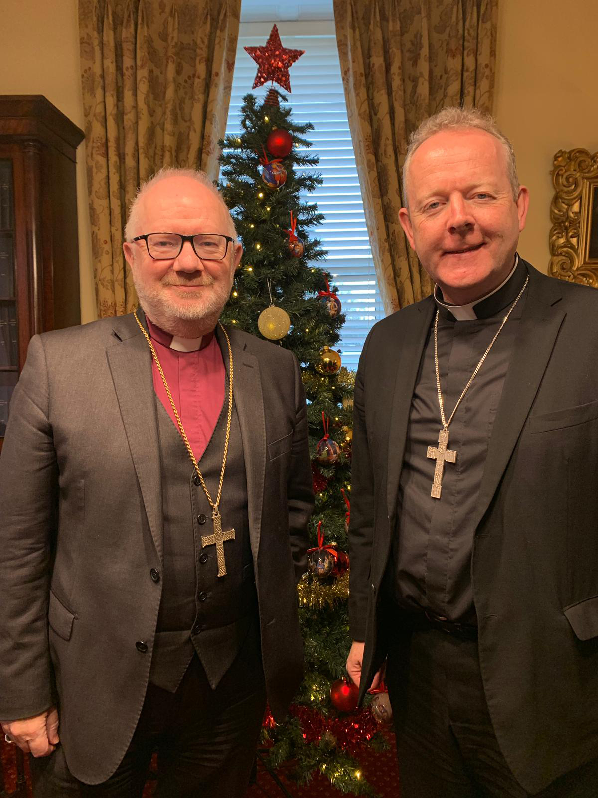 Archbishops Richard Clarke (left) and Eamon Martin.