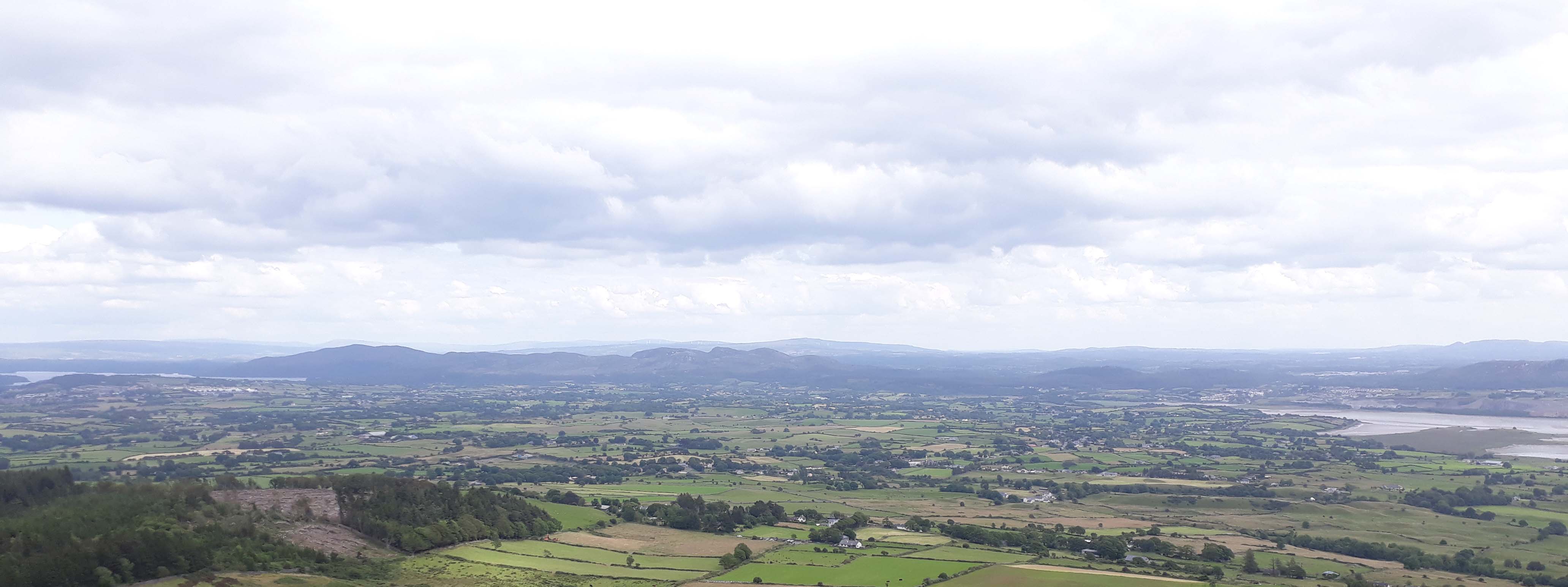 The view east from Knocknarea, near Strandhill, Co. Sligo.