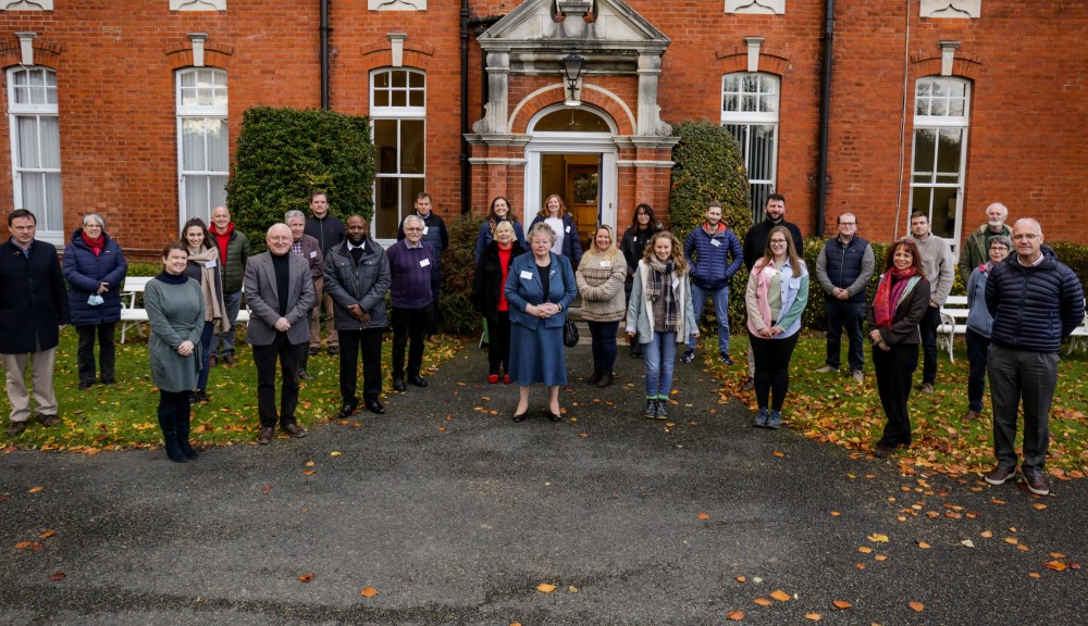 Participants in the Fit for the Purpose weekend with Canon Dr Christina Baxter, Canon Dr Maurice Elliott, the Revd Dr Patrick McGlinchey, the Revd Ruth Noble, the Revd Ken Rue and Jane Kelly. (Photo by Nick Elliott)