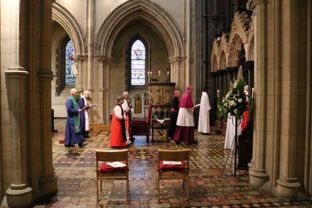 Episcopal and other ecumenical guests.