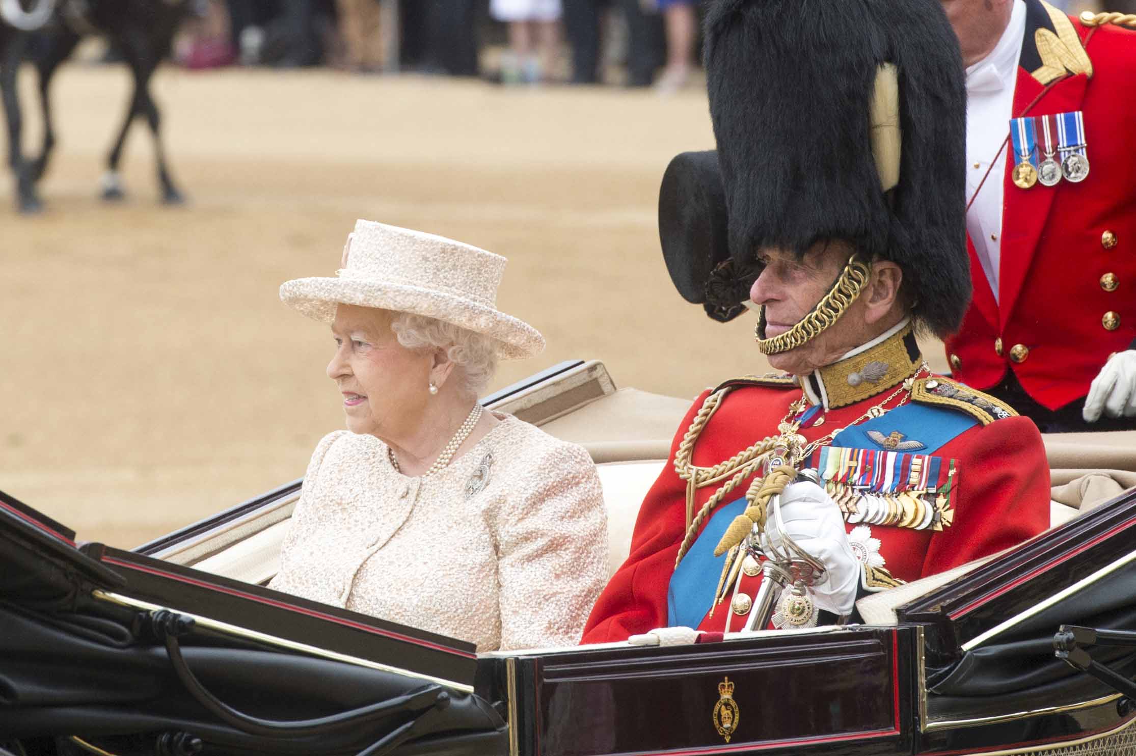A scene from Trooping the Colour, pictured by a visiting US military photographer in 2015.
