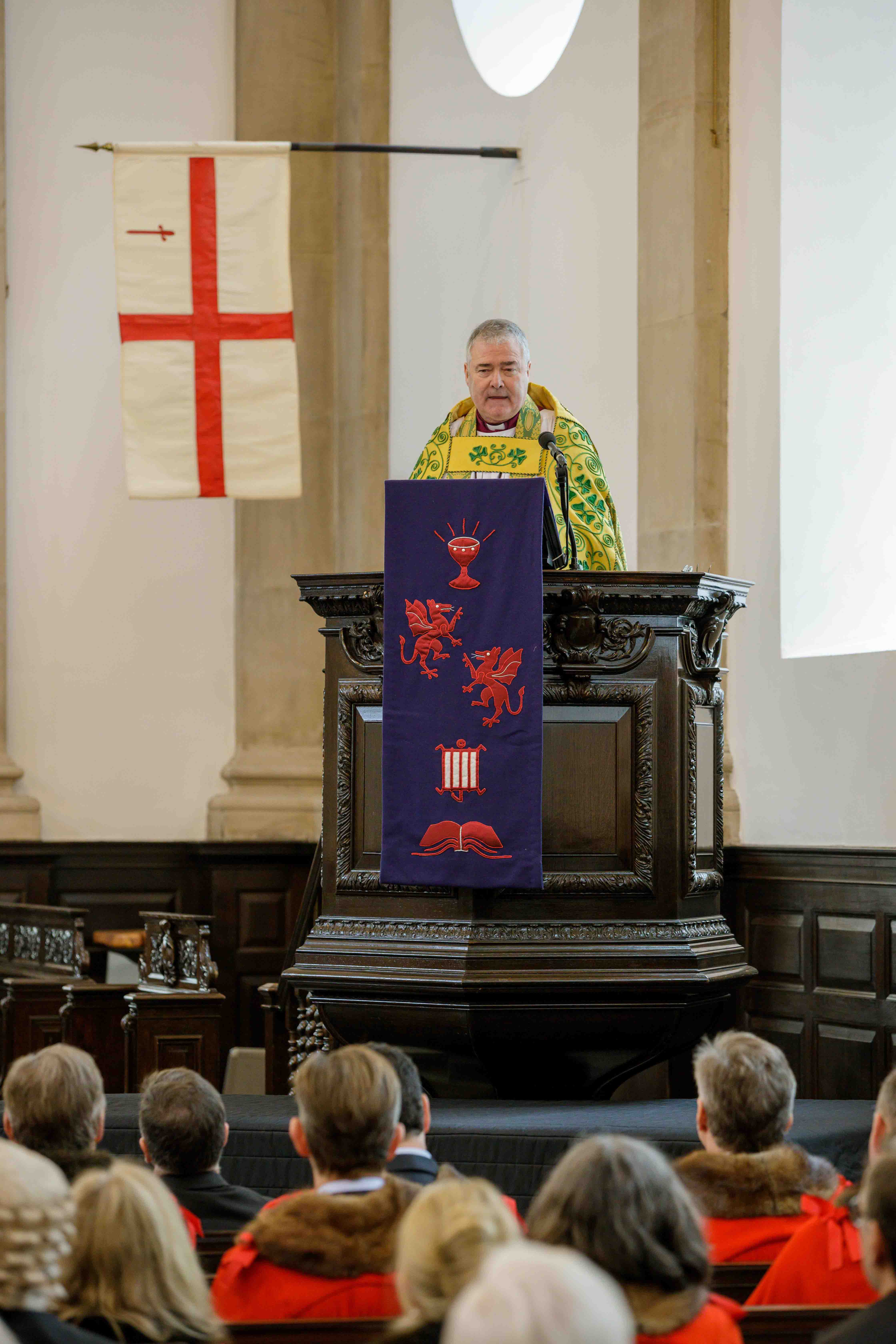 Archbishop John preaching. Credit: Gerald Sharp Photography.