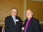 Canon Ian Ellis with the Archbishop of Dublin