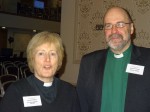 Canon Adrienne Galligand and Very Rev Nigel Crossey