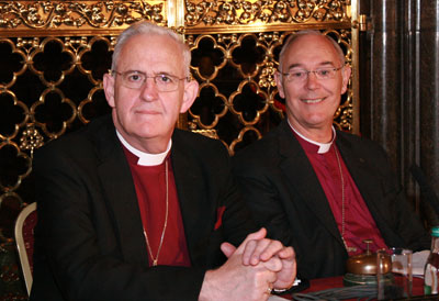 The Archbishop of Armagh, the Most Rev AET Harper and the Archbishop of Dublin, the Most Rev JRW Neill 
