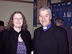 Ms Catherine Little (CIYD) and the Bishop of Clogher 