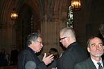 The Bishop of Limerick speaks with Canon Stephen Neill (Killaloe)