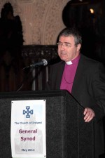 The Bishop of Clogher leads devotions