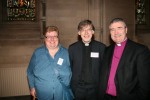 Mrs Barbara Kenwell (Connor), Revd Clifford Skillen (CoI Gazette) and the Bishop of Clogher