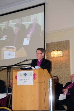 The Bishop of Limerick leads Devotions at the opening of Synod