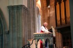 Bishop of Connor delivers his sermon at the Synod Service